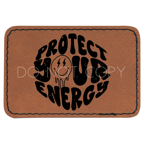 Protect Your Energy Melted Smiley Patch