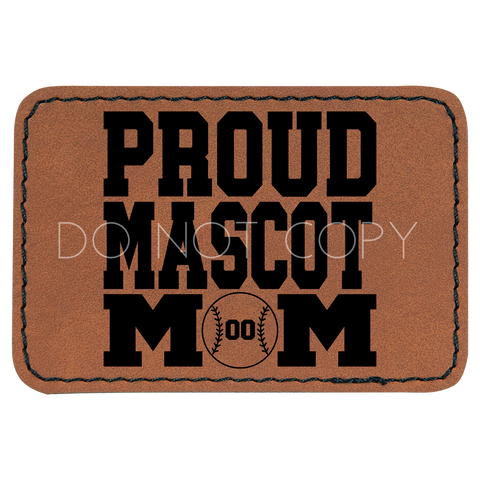 Proud Baseball/Softball Mascot Mom Patch