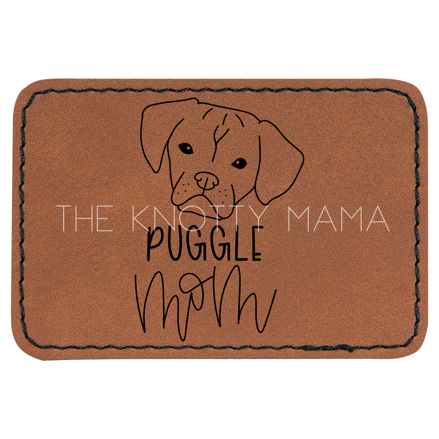 Puggle Mom Patch