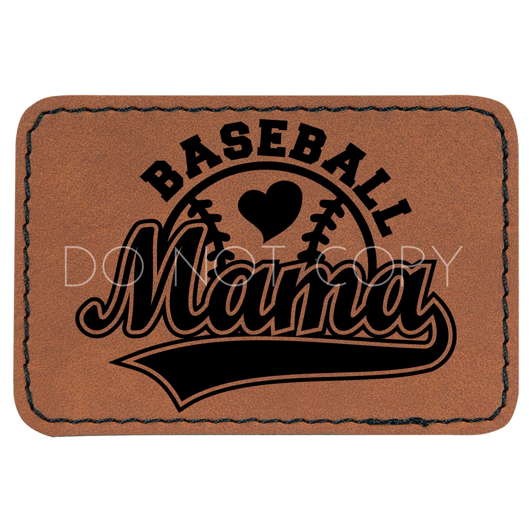 Retro Baseball Mama Classic Patch