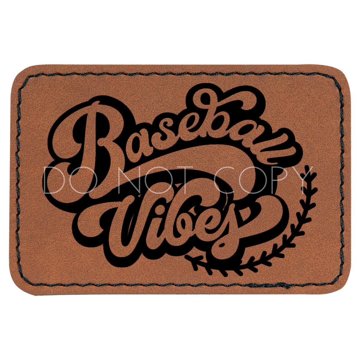 Retro Baseball Mama Vibes Script Patch – The Knotty Mama