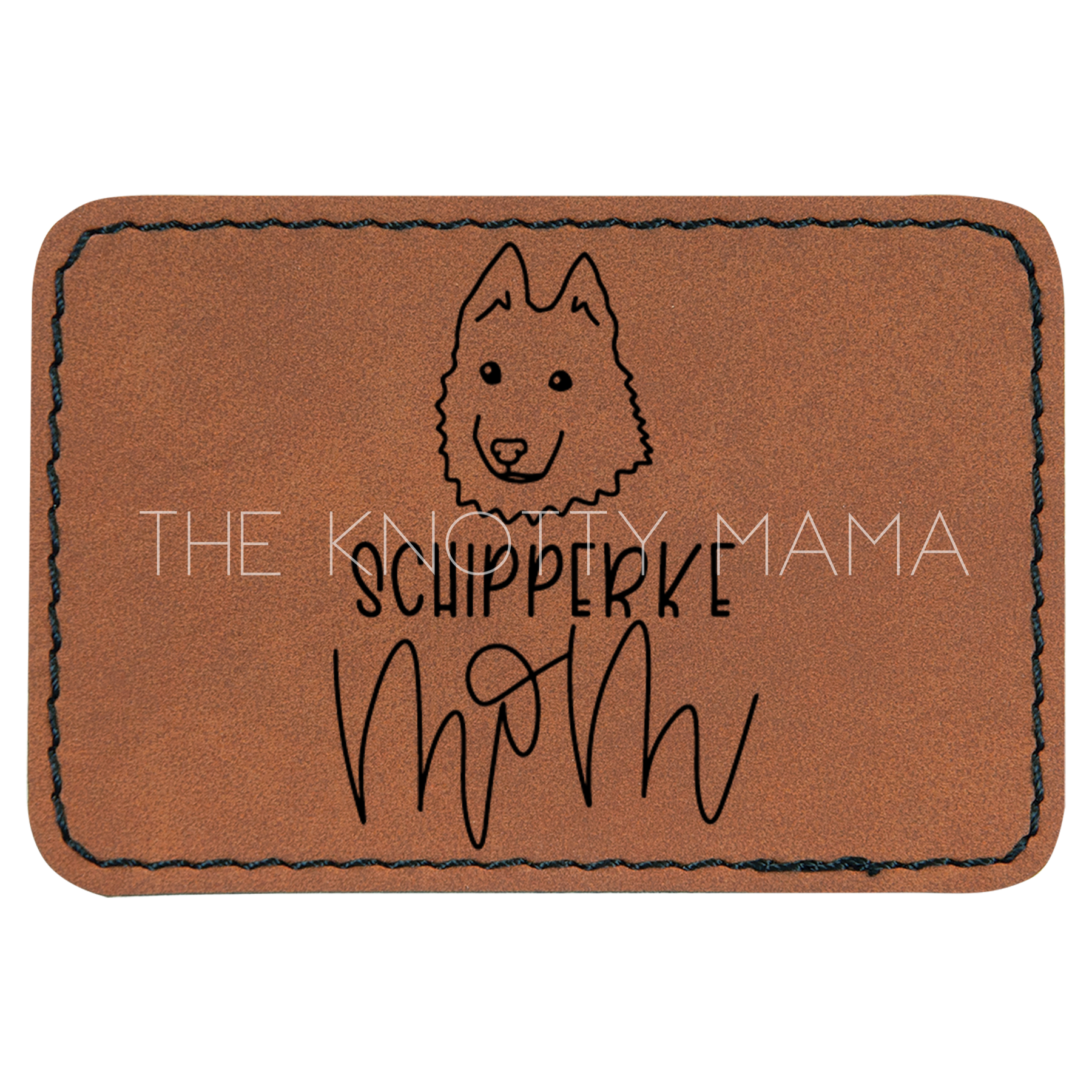 Schipperke Mom Patch