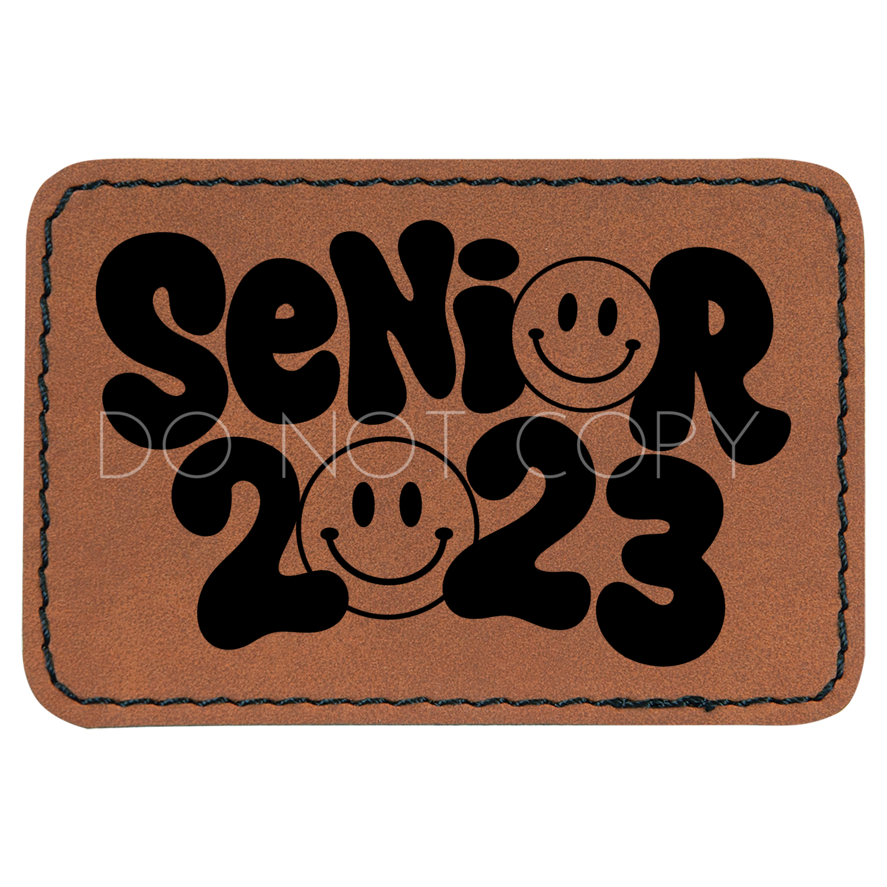 Senior 2023 Smiley Patch