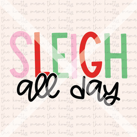 Sleigh All Day Classic PNG