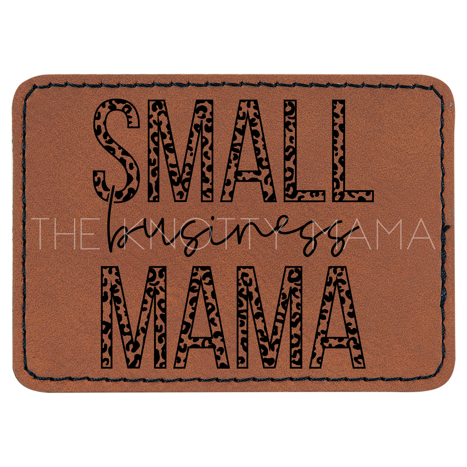 Small Business Mama Leopard Patch