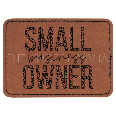 Small Business Owner Leopard Patch