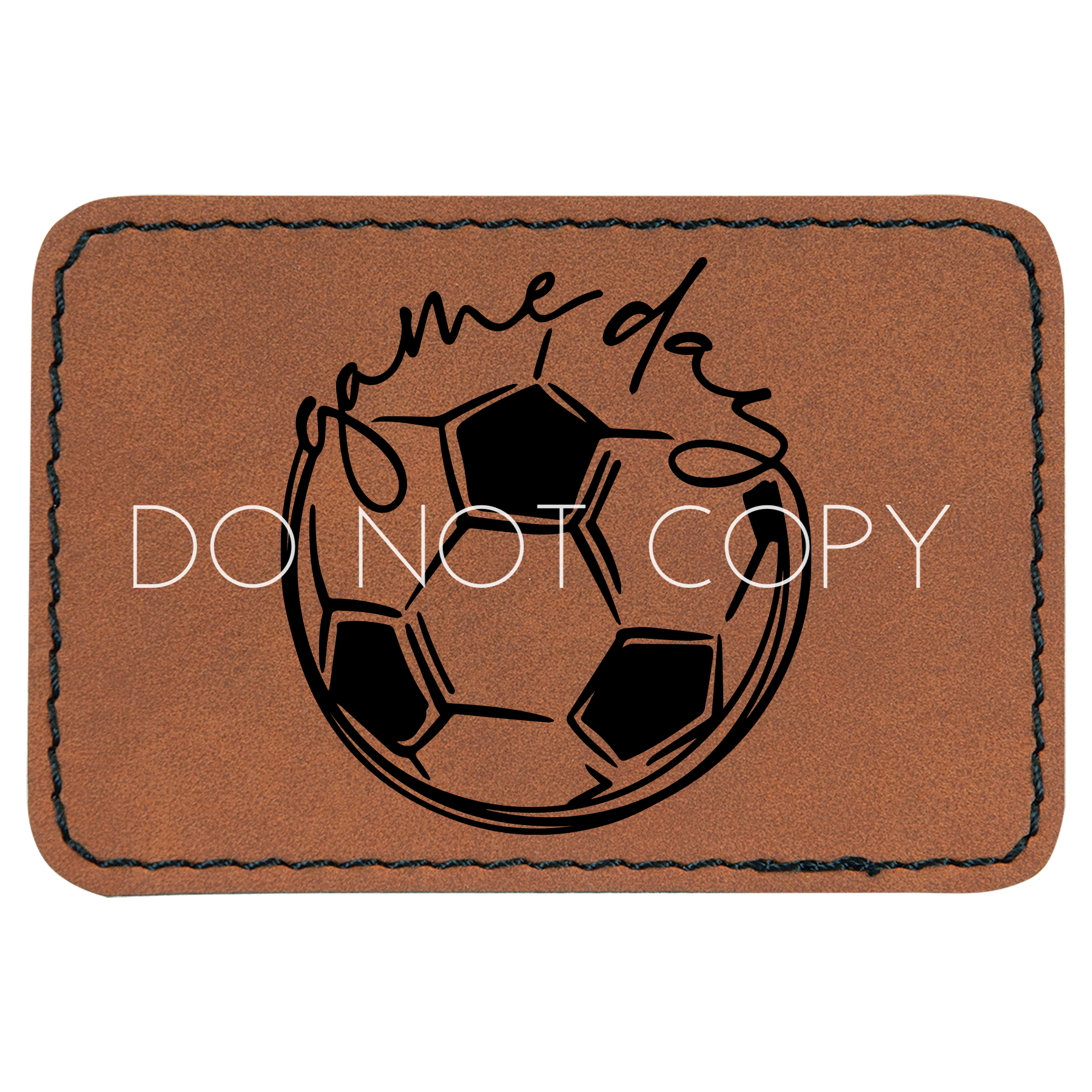 Doodle Soccer Game Day Patch