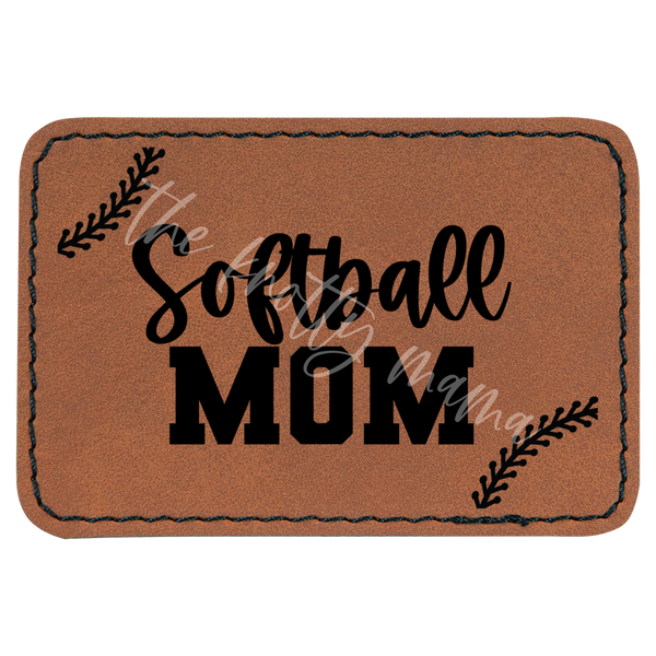 Softball Mom Patch