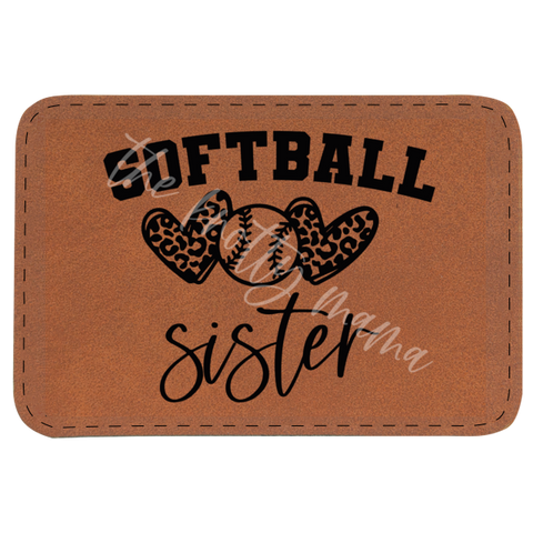 Softball Sister Patch
