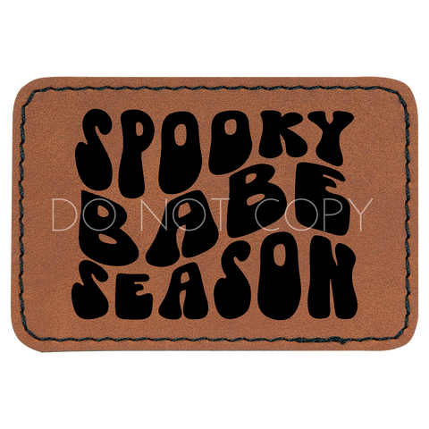 Spooky Babe Season Patch