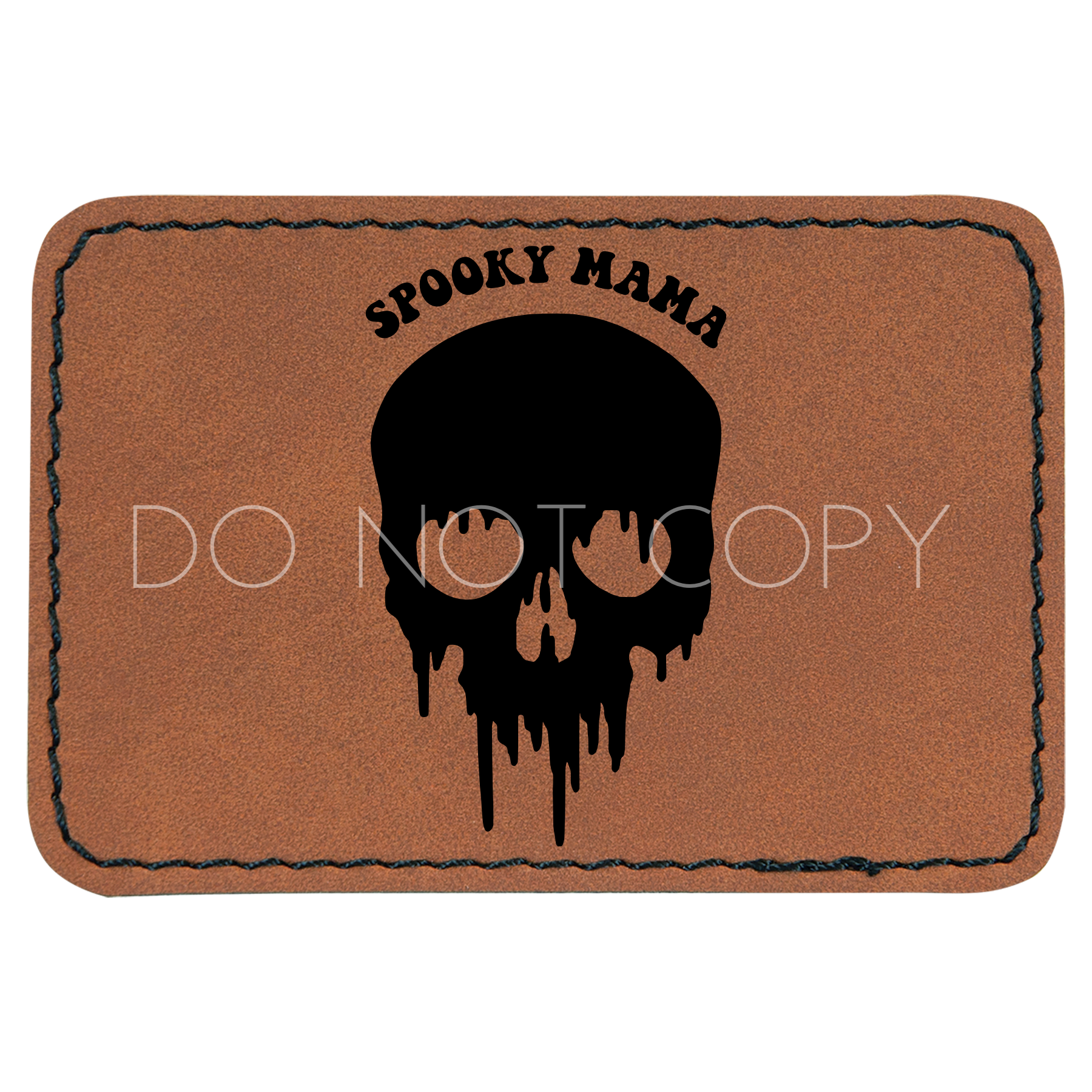 Spooky Mama Skull Patch