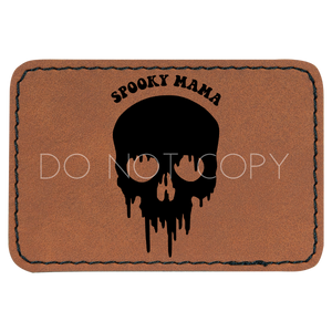 Spooky Mama Skull Patch