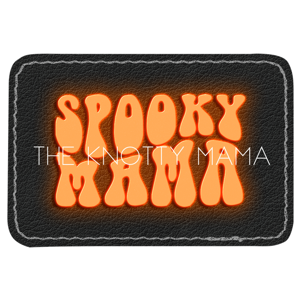 Neon Spooky Mama Patch