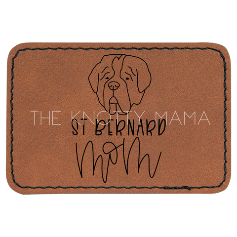 St. Bernard Mom Patch