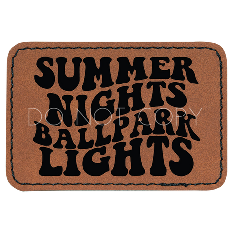 Summer Nights Ballpark Lights Patch