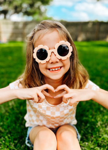 Blank Kid Floral Sunglasses