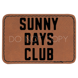 Sunny Days Club Patch