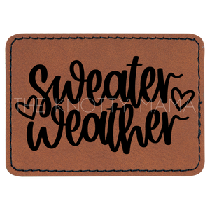 Sweater Weather Hearts Patch
