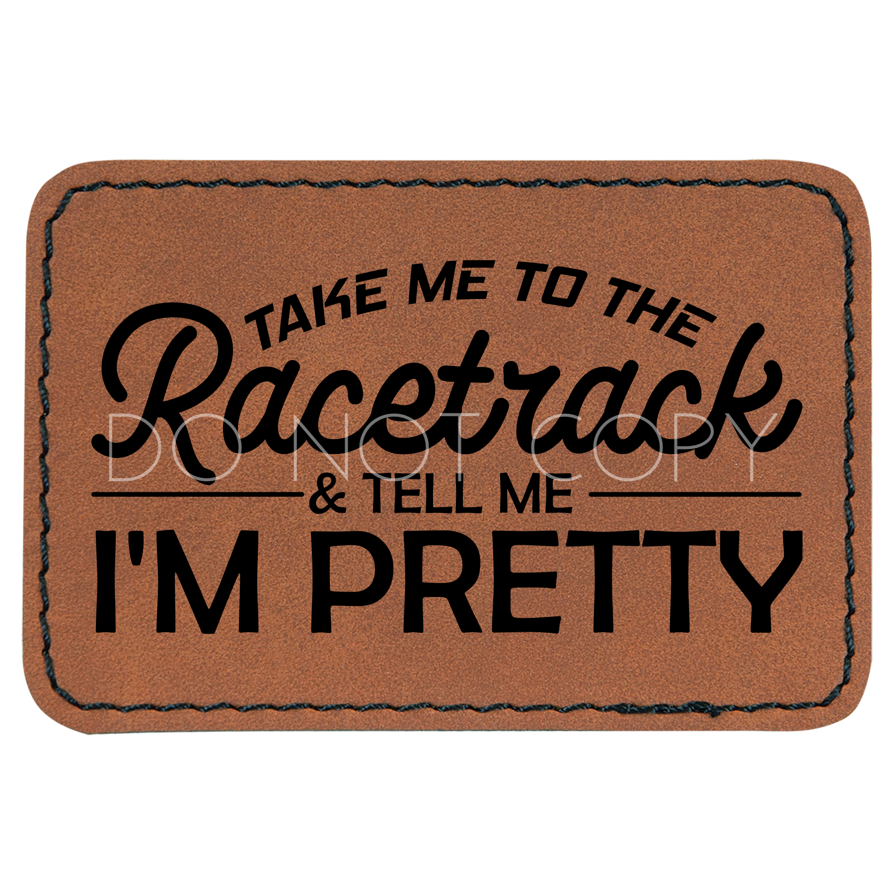 Take Me To The Racetrack Patch