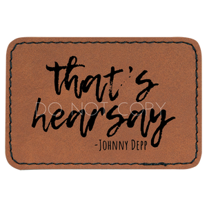 That's Hearsay Patch