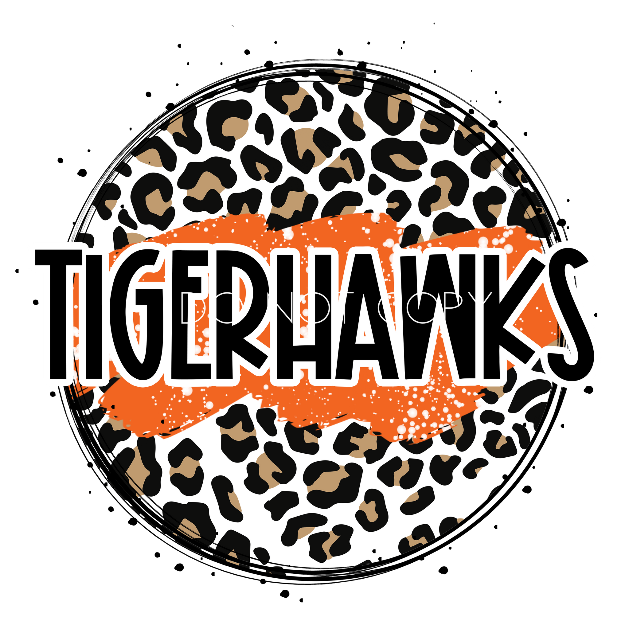 Tigerhawks Orange - Leopard Circle