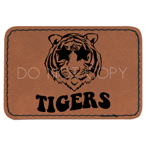 Preppy Tigers Mascot Patch