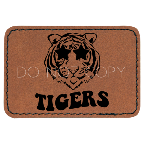 Preppy Tigers Mascot Patch