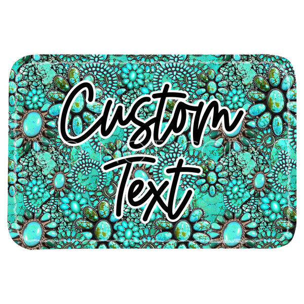 Turquoise Collage Patch