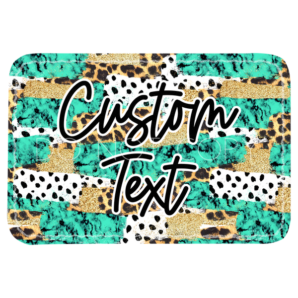 Turquoise Leopard Stroke Patch