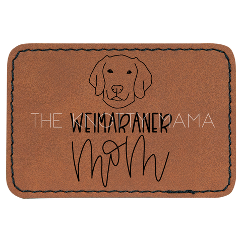 Weimaraner Mom Patch