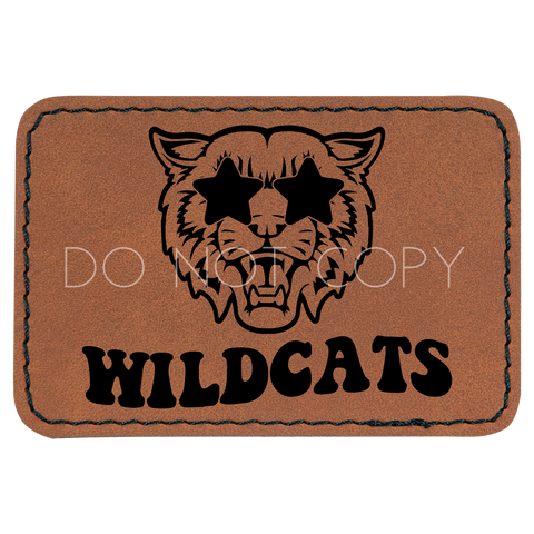 Preppy Wildcats Mascot Patch